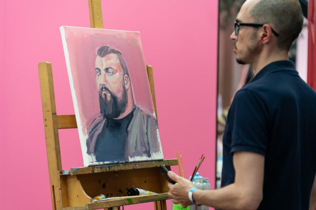 Painting the world’s strongest man Mario Ramirez painting Eddie Hall