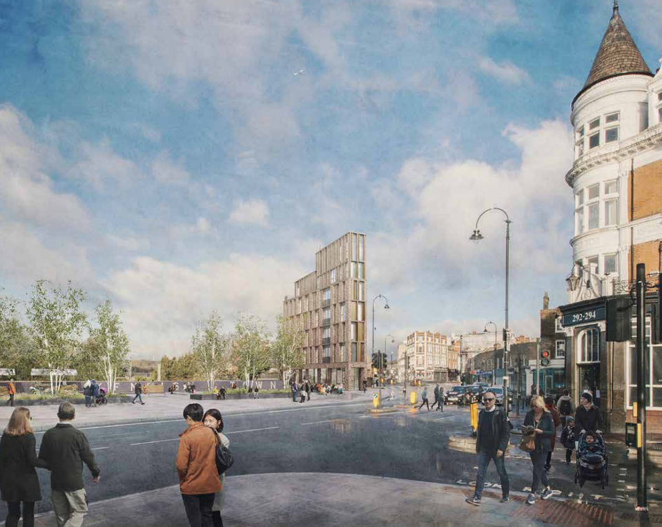 Major facelift for Kentish Town car wash triangle Kentish Town