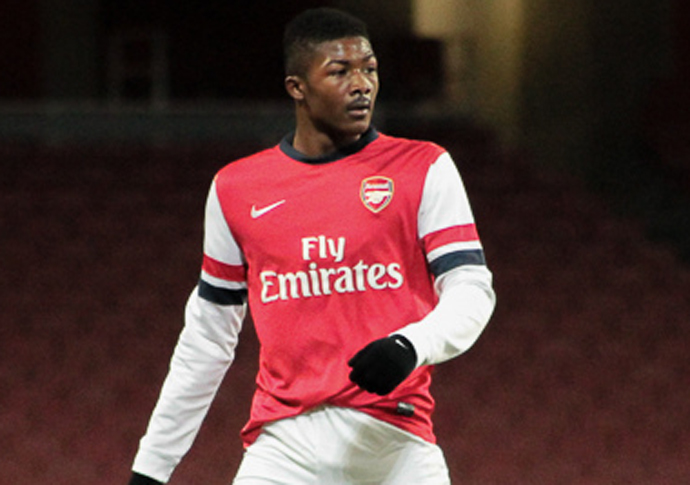 Young Gunner hails fans’ role Ainsley_Maitland_Niles_photo Kieran Clarke