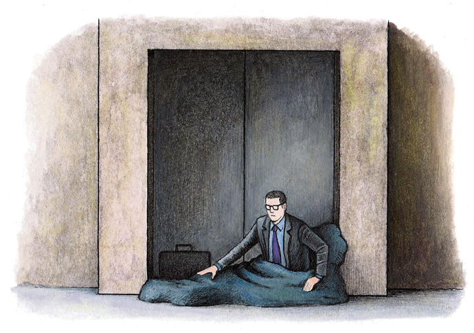 Homeless exec - John Sadler