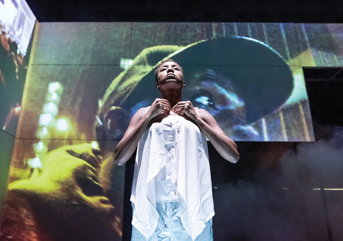 Review: The Phlebotomist, at Hampstead Theatre Jade Anouka in The Phlebotomist credit Marc Brenner