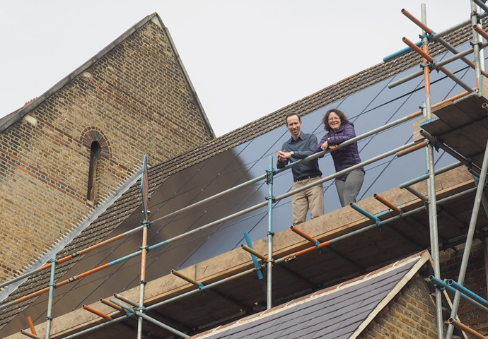 Highbury church warms to solar panels OLYMPUS DIGITAL CAMERA