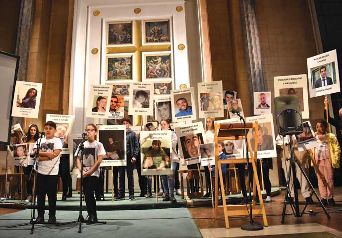 How many more Islington knife crime victims? St Marys Knife memorial event_3161