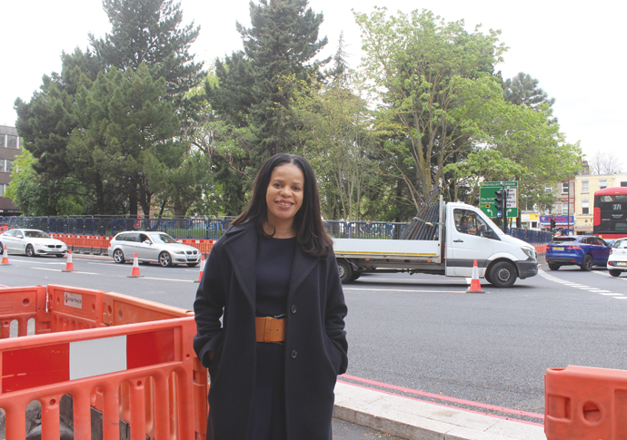 After decades of campaigning, Highbury gets its corner back Claudia Webbe at Highbury Corner