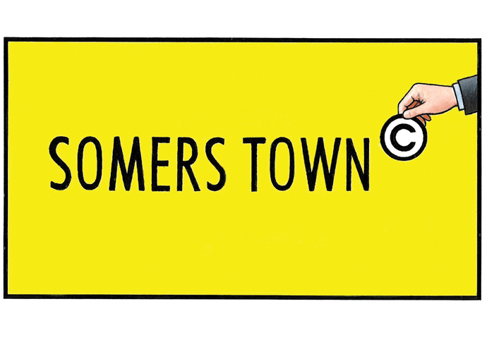 John Sadler cartoon - Somers Town