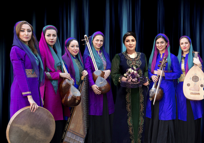 Mah Banoo ensemble enchants with rare performance Mahbanoo PERSIAN