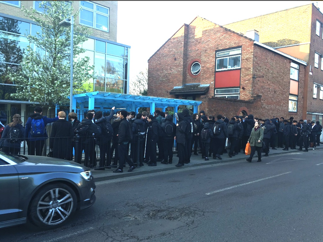 St Aloysius Protest
