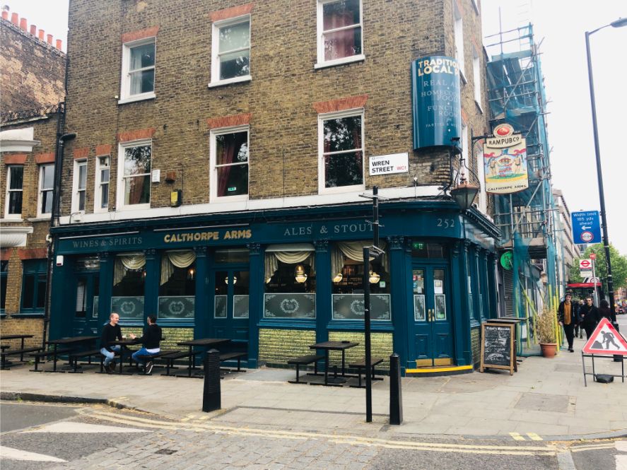 Calthorpe Arms Gray's Inn ROad, King's Cross