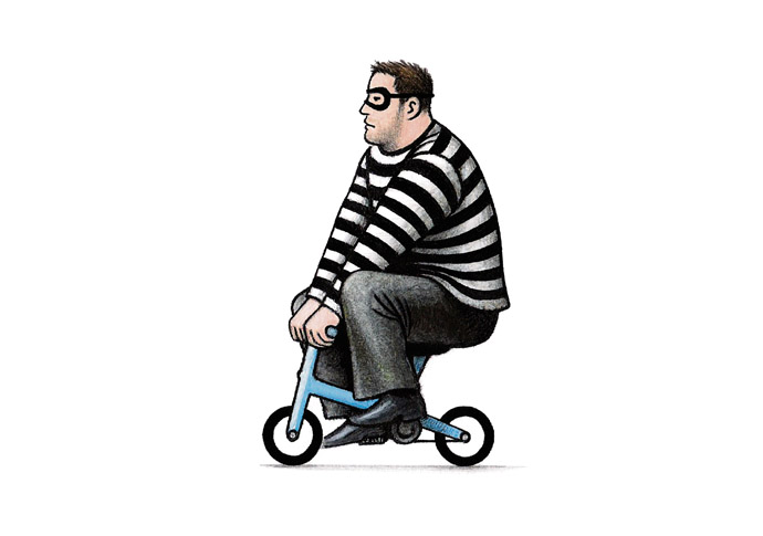 Thief cartoon-John Sadler
