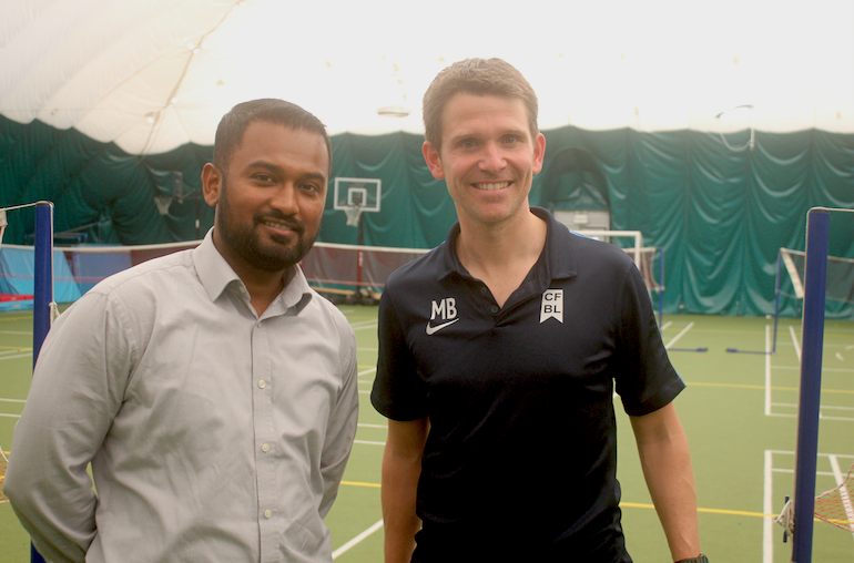 Foyezuh Miah and Michael Blain