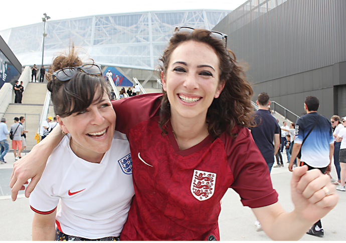 A world away from the past England Fans Two-etoe1