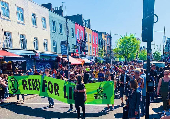 Extinction Rebellion to shut down Camden Town Extinction Rebellion Camden