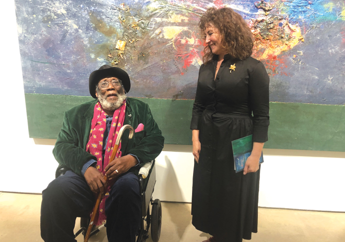 Strange enigma of abstract artist Frank Bowling Frank Bowling and Isabel Langtry