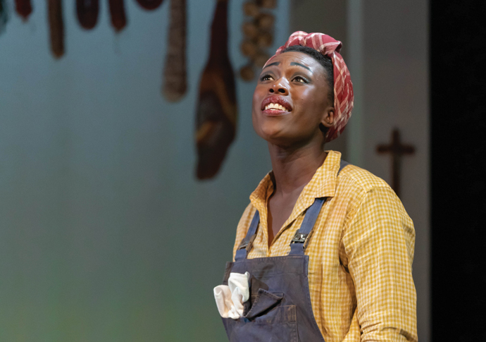 Review: Napoli, Brooklyn, at Park Theatre Gloria Onitiri in NAPOLI BROOKLYN Credit Marc Brenner