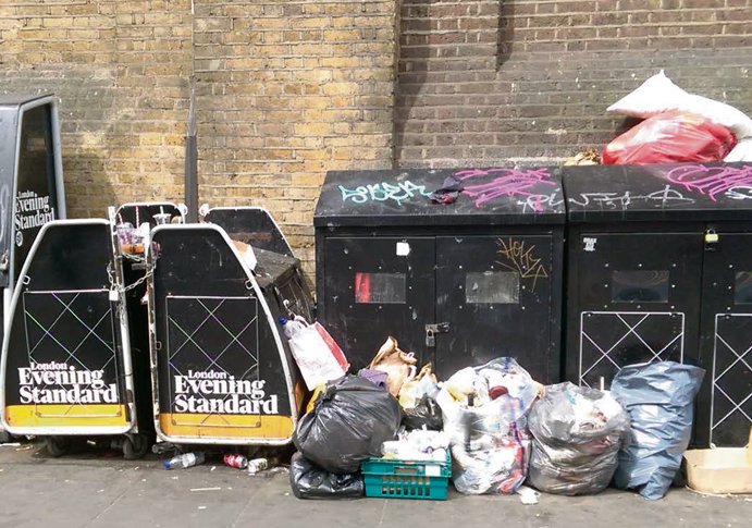 Rubbish conditions