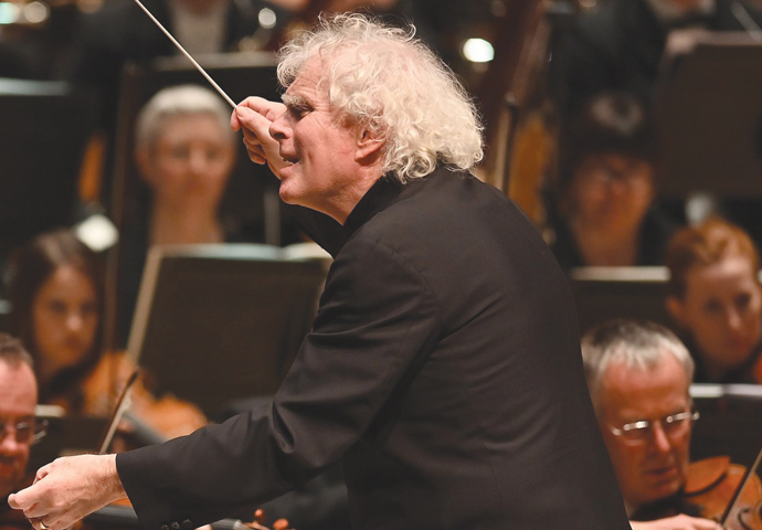 Janacek’s Little Vixen comes to the Barbican – with no furry costumes Sir Simon Rattle_Barbican_photograph by Mark Allan