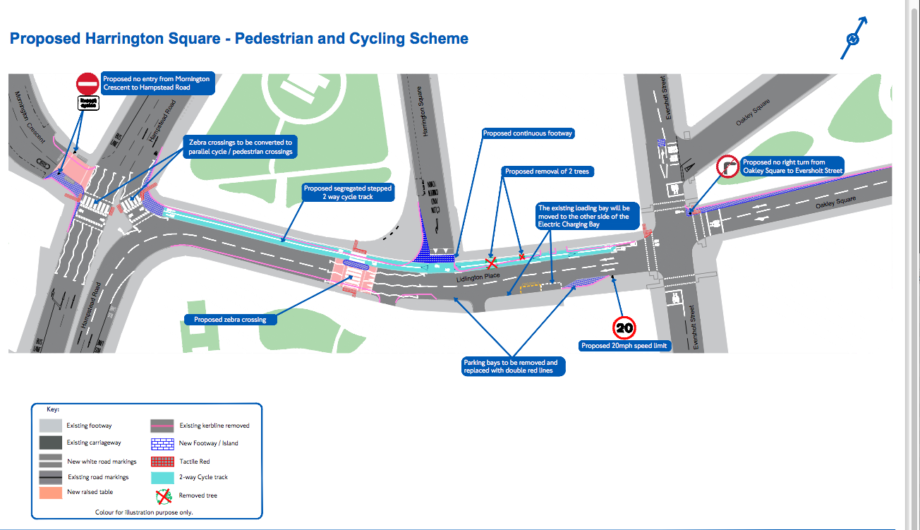 Cyclists warn road plan for Mornington Crescent is ‘deeply flawed’ camden 2019-06-26 at 21.44.44