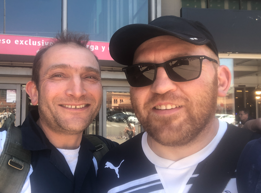Our man in Madrid: We can say we were there – and it was fun while it lasted Dan and Joe Carrier