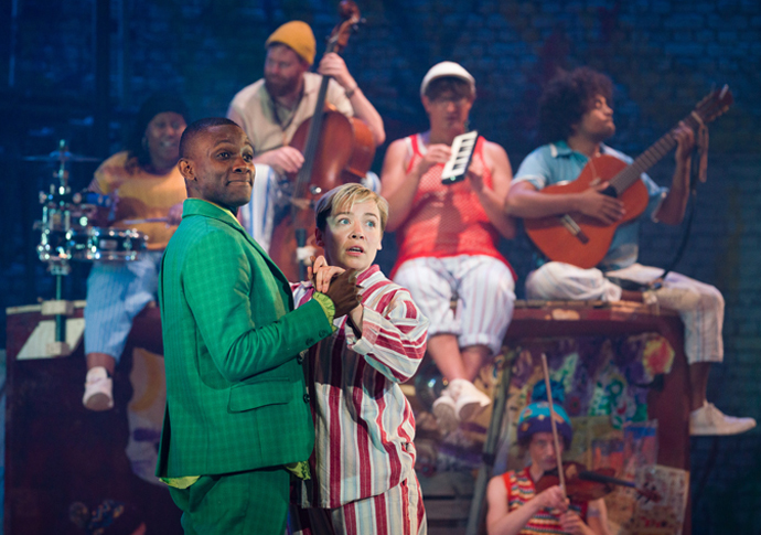 Review: Peter Pan, at Troubador White City John Pfumojena and Daisy Maywood Peter Pan credit Steve Tanner