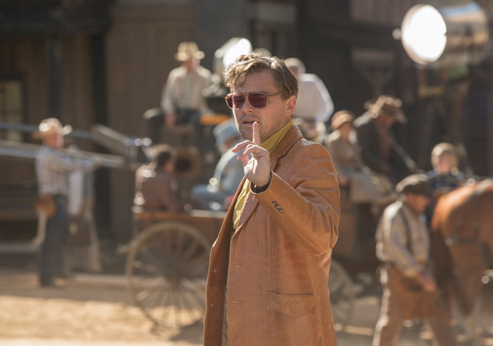 Leonardo DiCaprio stars in ONCE UPON TIME IN HOLLYWOOD.