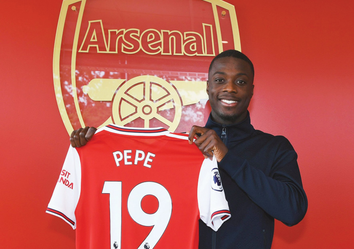 Pepe sees red as Arsenal grind out lucky draw at Leeds Pepe_Arsenal