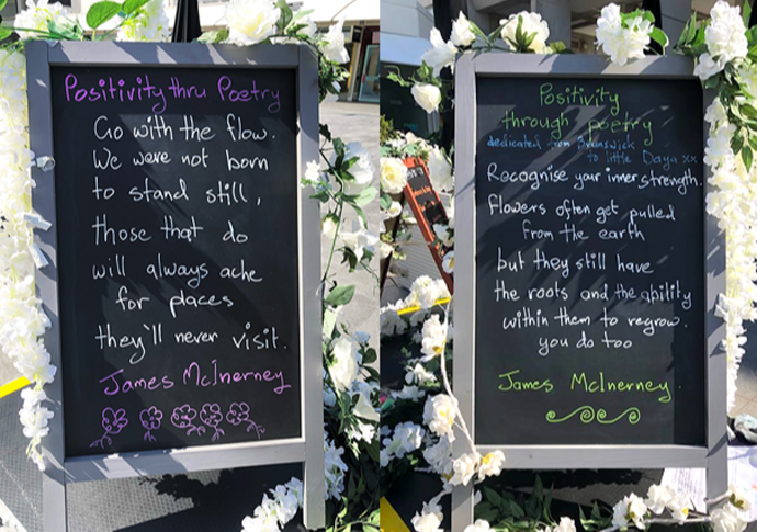 Positivity through poetry