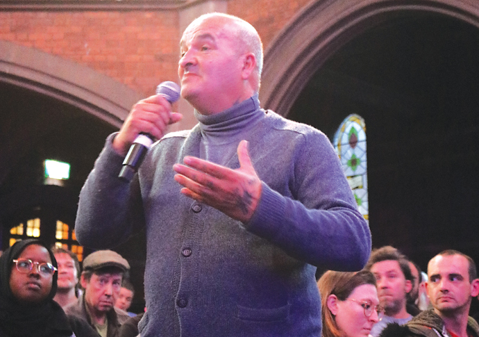 Sam Hadfield speaking at Union Chapel 1