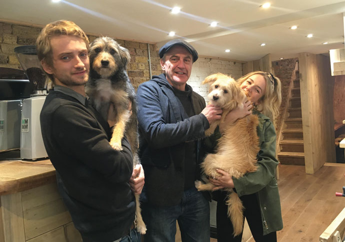 Tommy Corbyn Jon Glackin and Chloe Kerslake-Smith