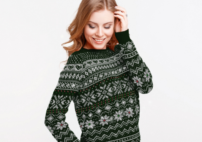 Purely Diamonds release diamond-encrusted Christmas jumper image christmas jumper
