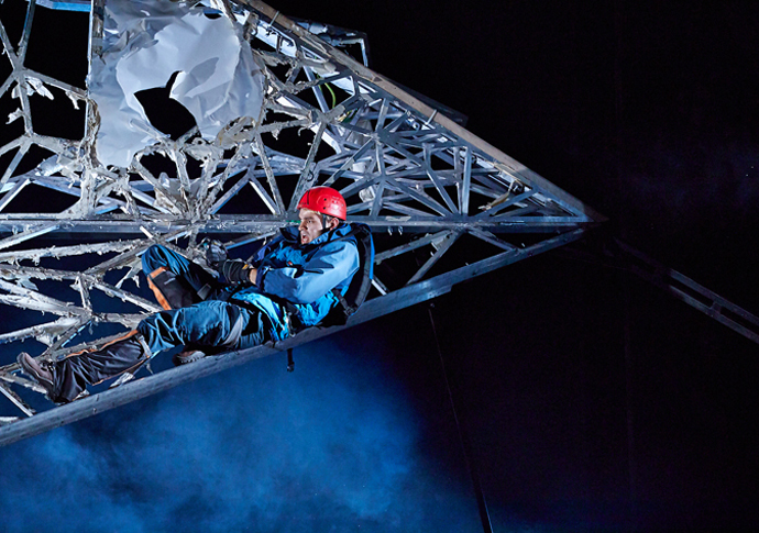 Review: Touching the Void, at Duke of York’s Theatre Angus Yellowlees Photo Michael Wharley