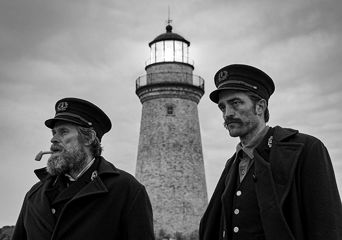 Willem Dafoe and Robert Pattinson in The Lighthouse