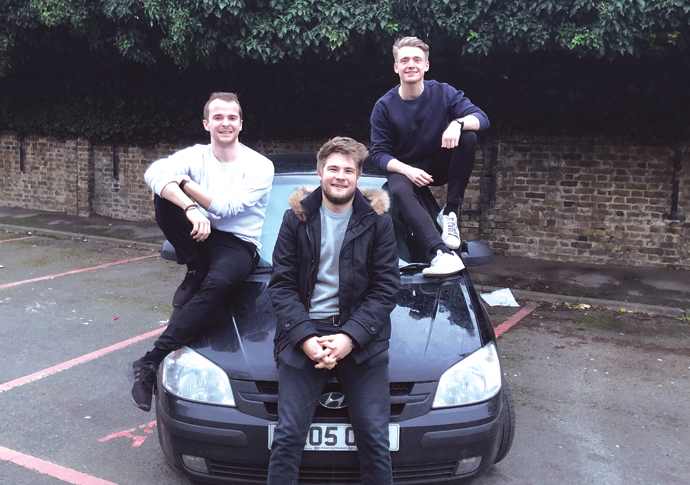 Freddie Orr Kit Garnett and Jake Dark