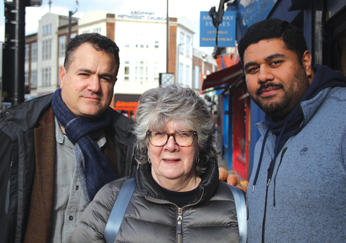 Islington businesses fear government help ‘could be too late’ Hak Huseyin Jan Tucker and Av Tahir (l-r) 3
