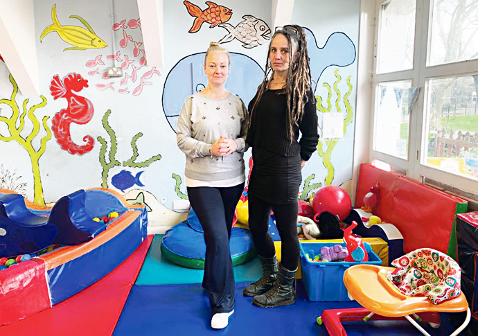 Sam Parrington and Lorraine O'Leary