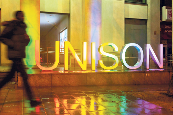 Unison rainbow sign