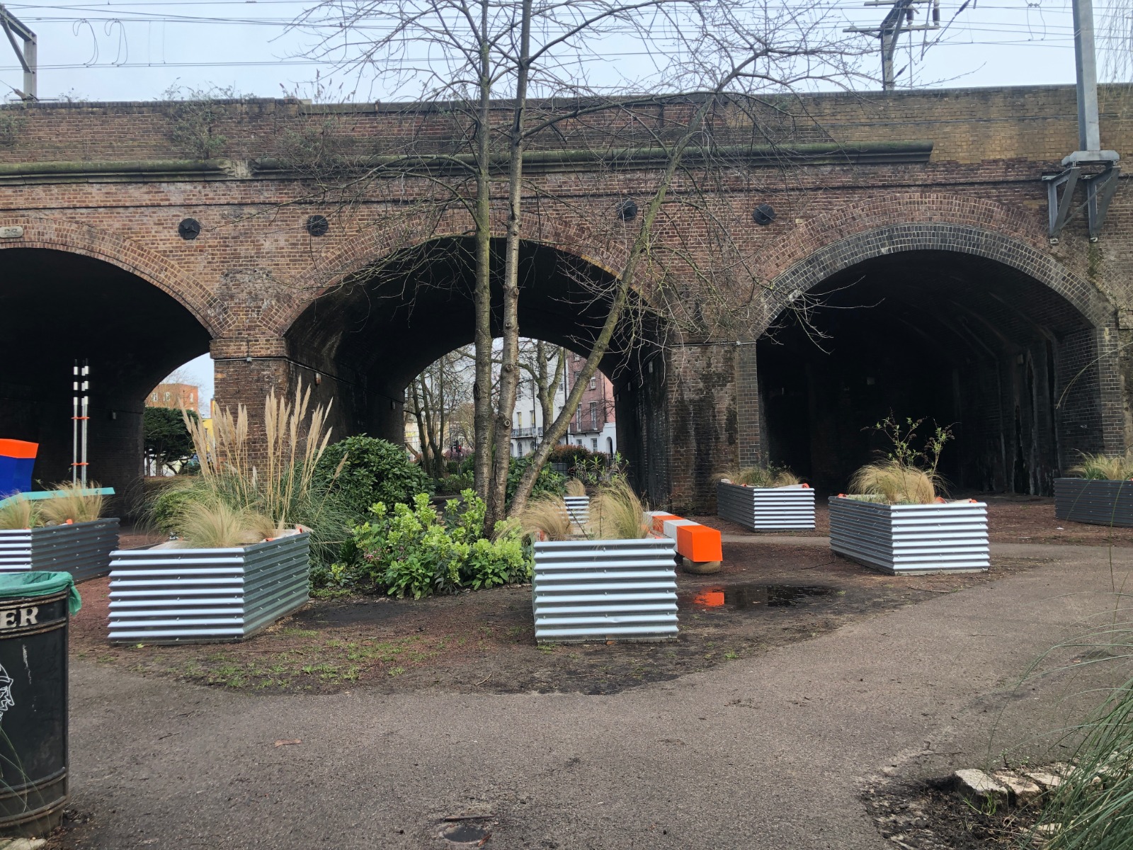 Camden Gardens railway heritage park ‘looks like a construction site’ camdennewjournal Image 2020-02-19 at 22.32.36 (5)