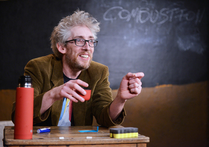 Review: Nuclear War/Buried/Graceland, at Old Red Lion Theatre Anthony Cozens Graceland credit Charles Flint Photography