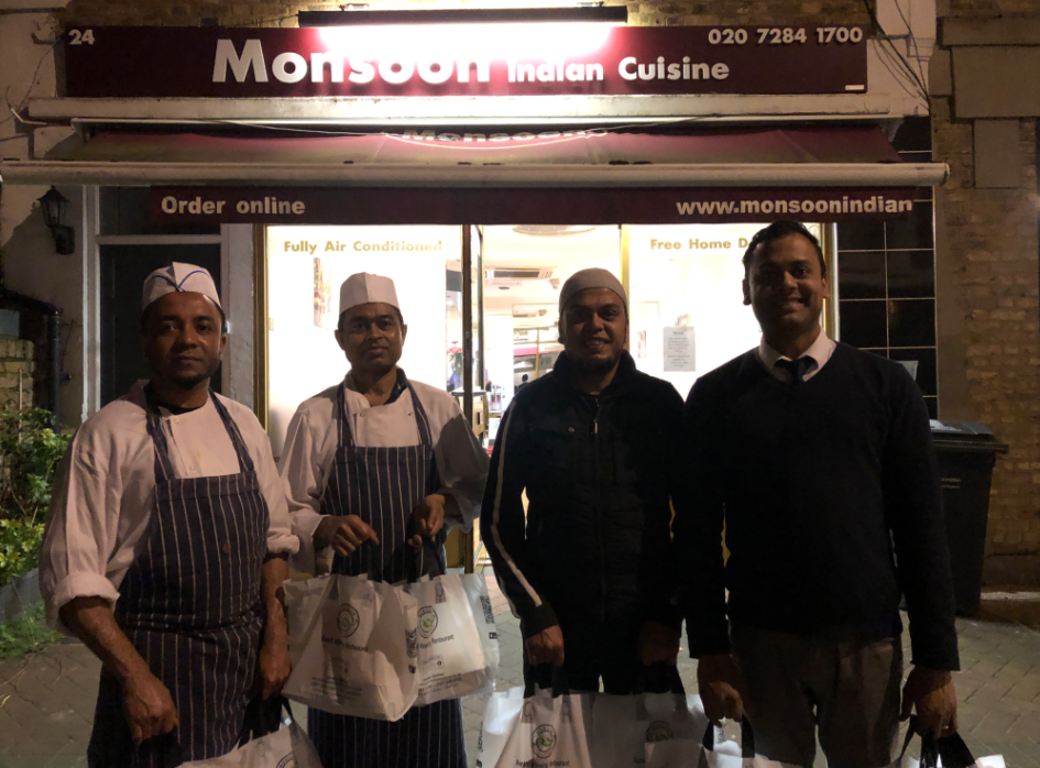 CNJ joins delivery team as curry house donates hot meals to free school meals families CNJ