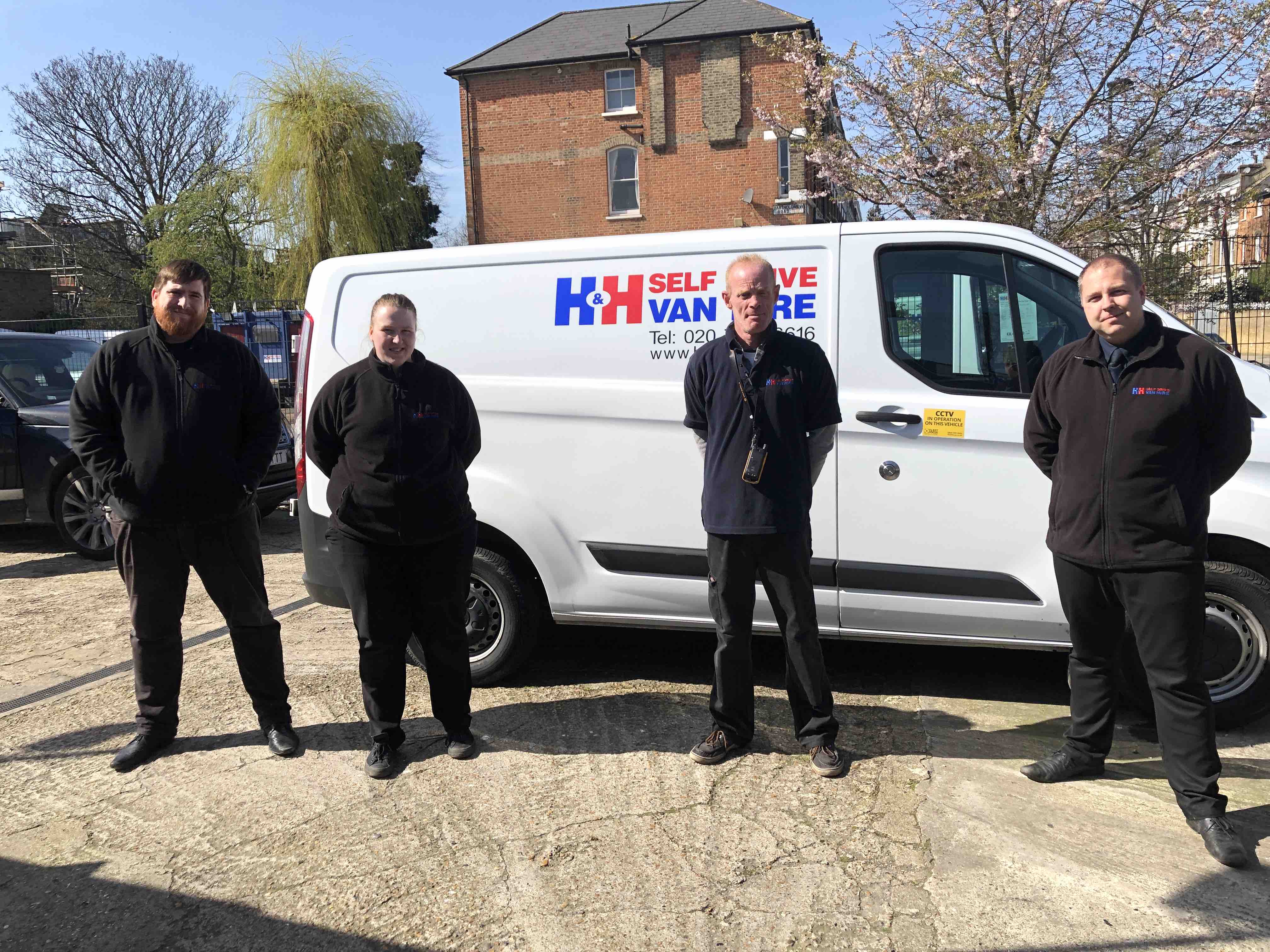 Coronavirus: H&H Van Hire helps to deliver essentials hh van hicks