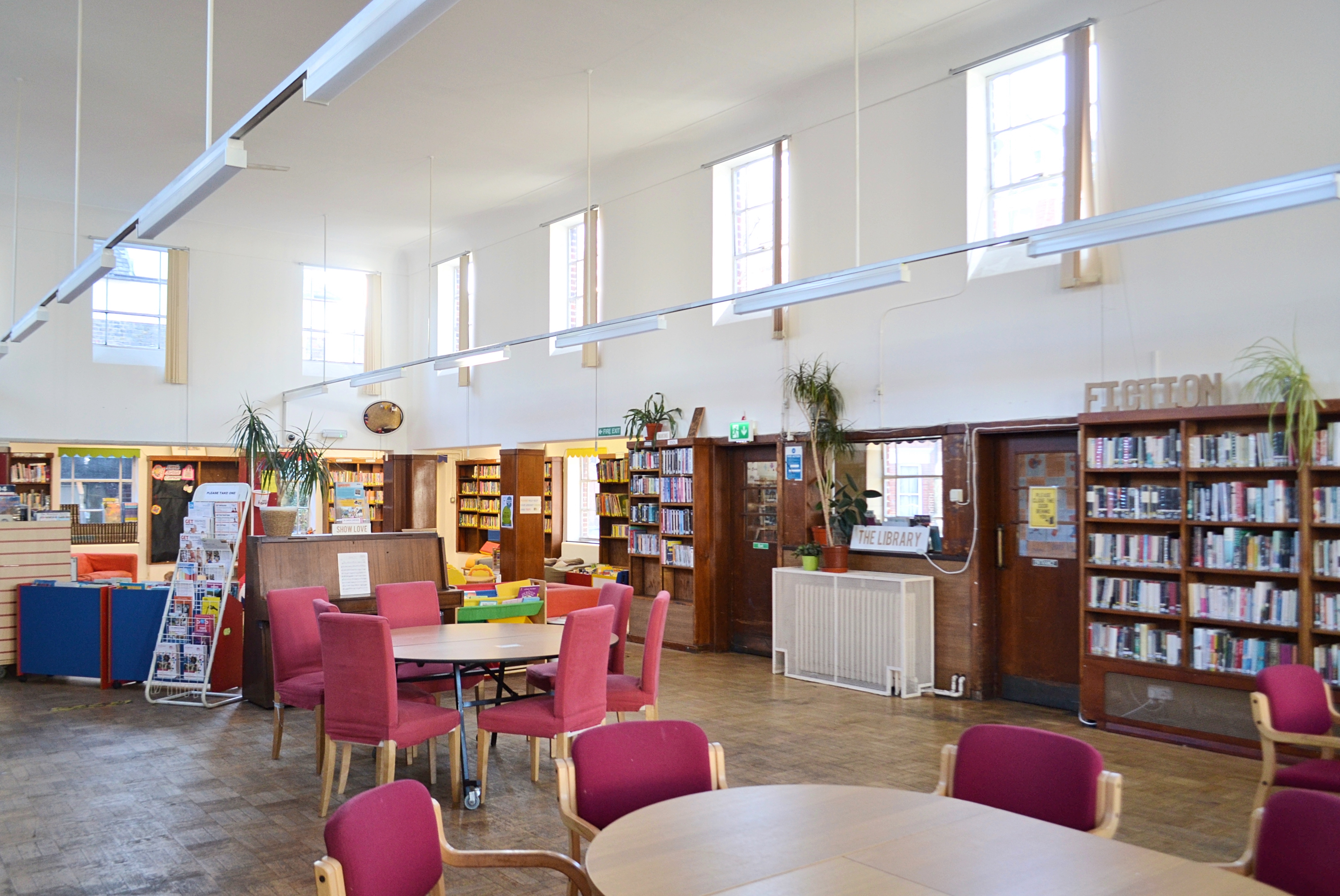 Belsize Library closed while visitor waits for coronavirus test results belsize-Library-interior-empty