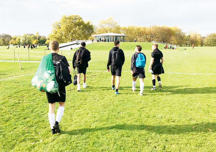 Unsafe return to grassroots sport could be an own goal Regents Park 03-football park
