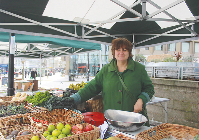Stephanie Smith at Archway market