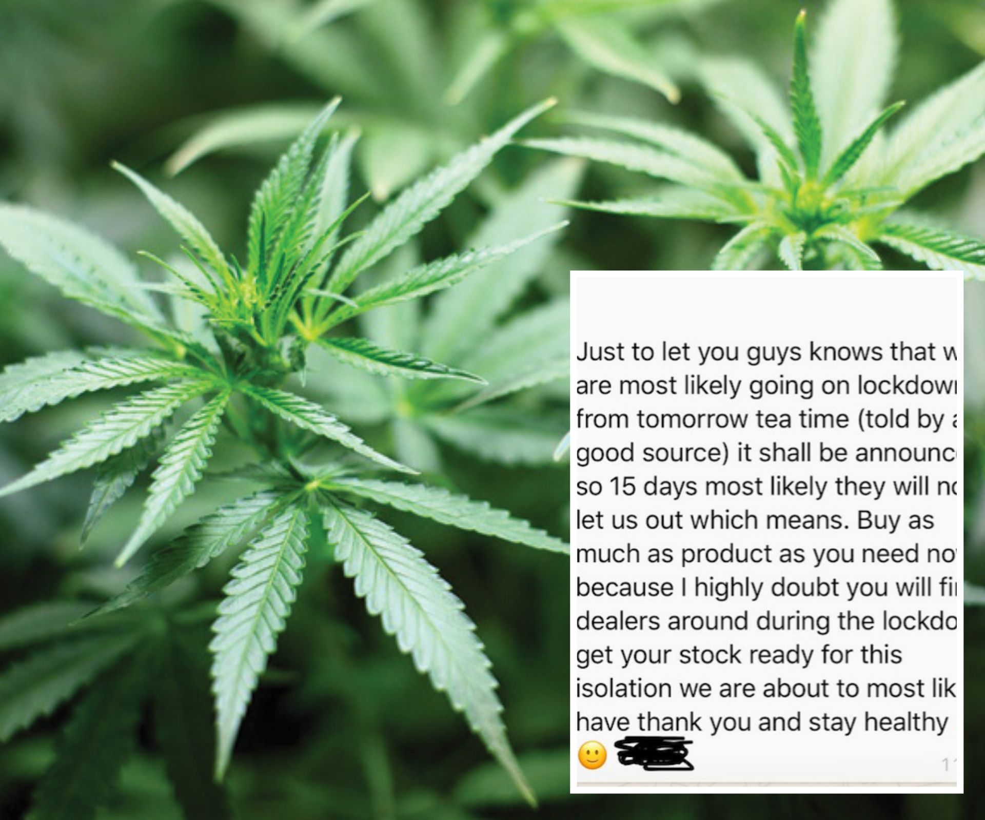 Police chief speaks out as drug dealers use coronavirus crisis to drum