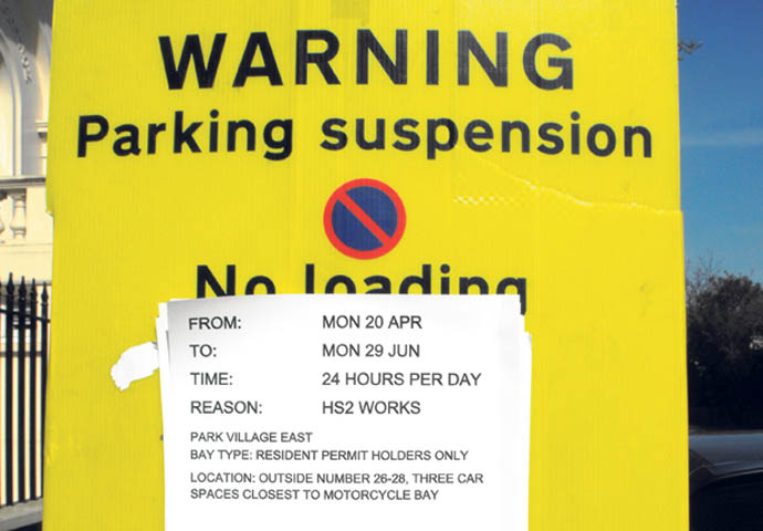 HS2 have not shut up shop HS2 parking suspension
