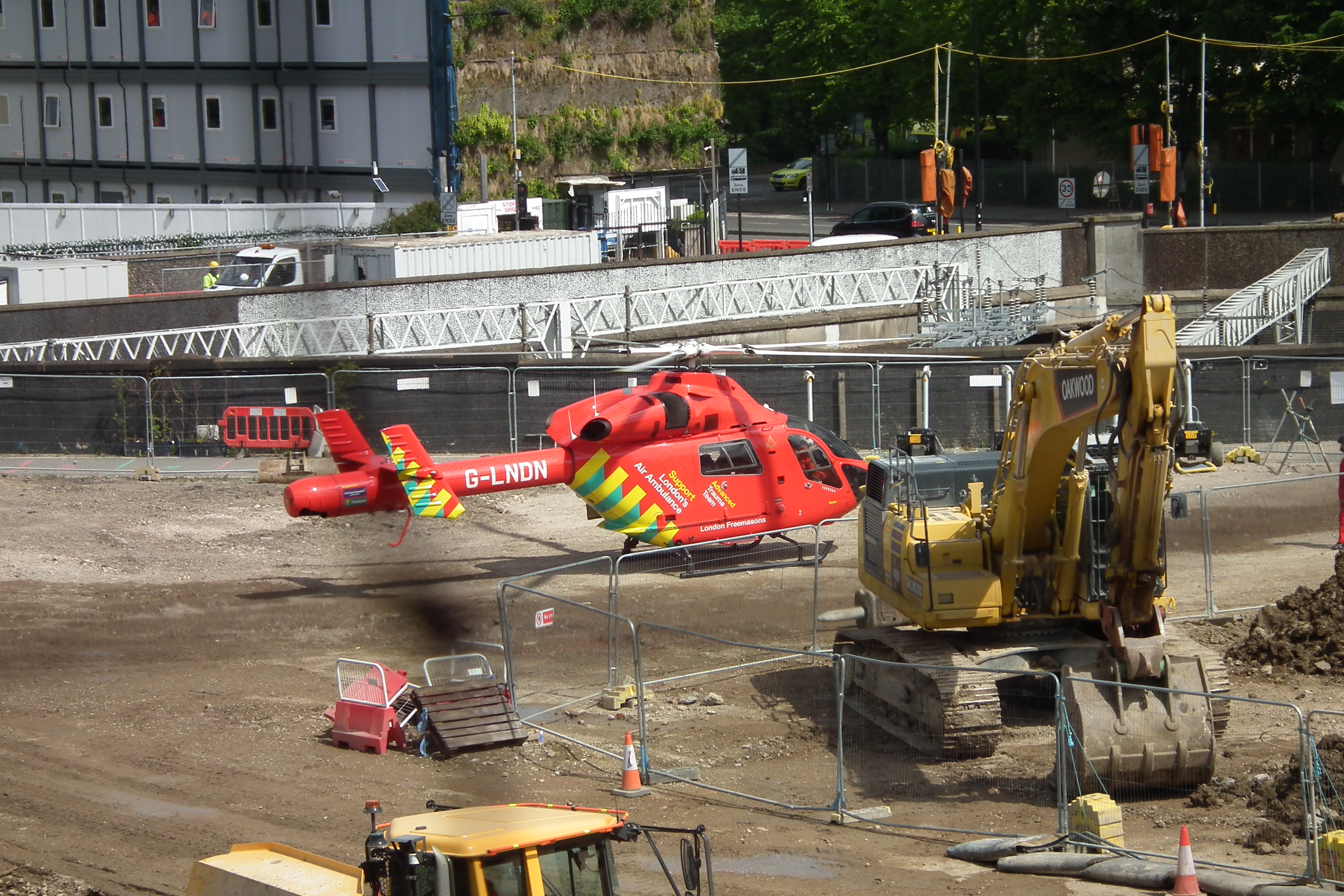 Man dies after suffering stab injuries air ambulance