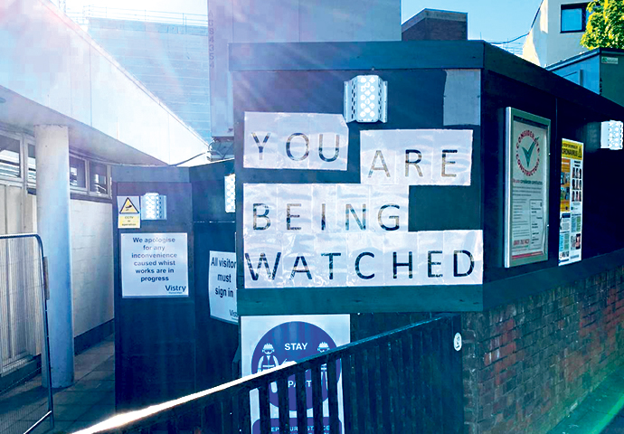 Evans letter_You are being watched