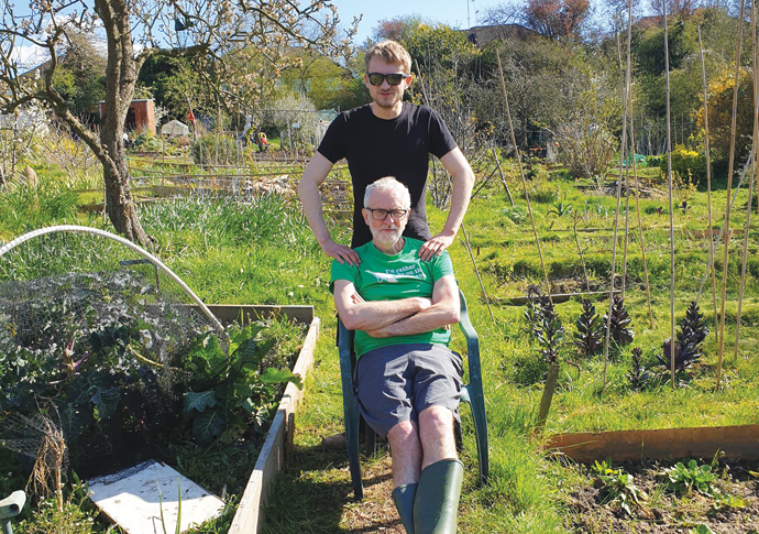Jeremy Corbyn and son Tommy