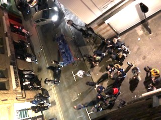 Lockdown police split up group as 200 join music party in Leather Lane Leather-lane-illegal-party-police