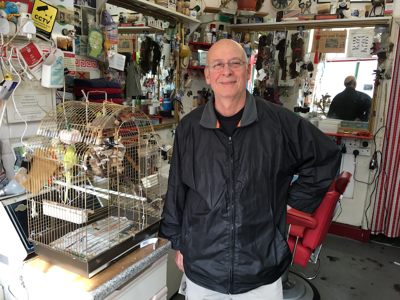 Muzzy, the barber with the budgies, dies after ‘falling ill with virus’ muzzy