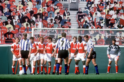 Zoom screens in stadiums: Can we just have the old Arsenal mural instead? unnamed